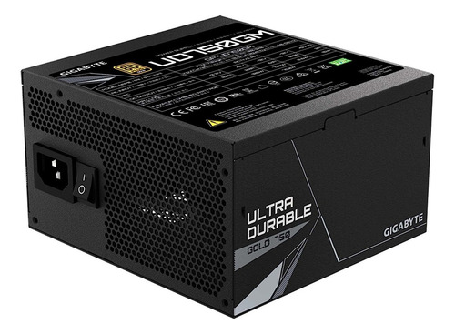 Fuente De Poder Gigabyte Ud750gm 80 Plus Gold Atx 120mm 750w Color Negro