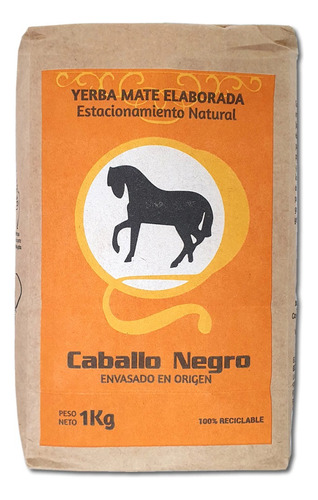 Yerba Mate Caballo Negro Tradicional X 5kg