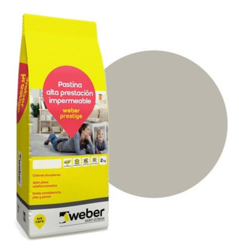 Weber Color Pastina Prestige Niebla 2kg