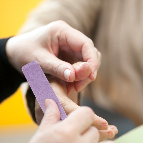 10 Limas De Uñas Con Forma De Minibloque, Esponja Para El Cu