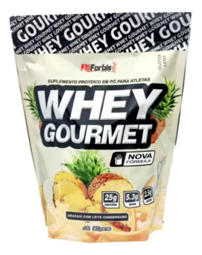 Whey Forbis Refil 900g Goumert - Atacado - Lojista/varejo Sabor Abacaxi