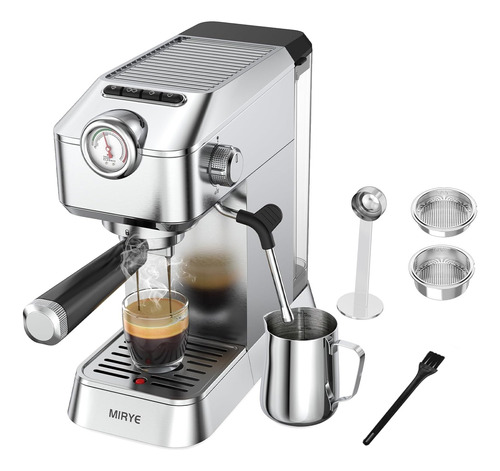 Máquina Mr Espresso, Máquina De Café Espresso De Acero Inoxi