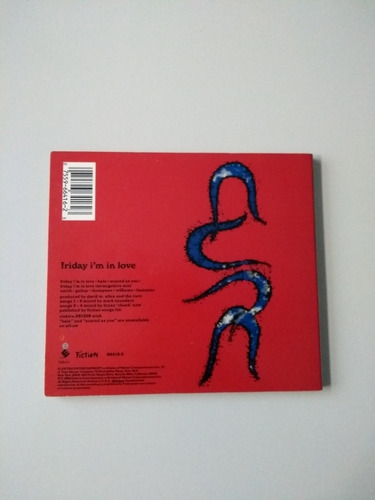 Cd Single The Cure - Friday I'm In Love