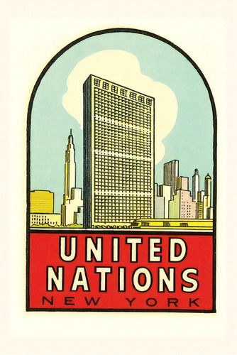 Vintage Journal United Nations, New York, De Found Image Press. Editorial Found Image Pr, Tapa Blanda En Inglés