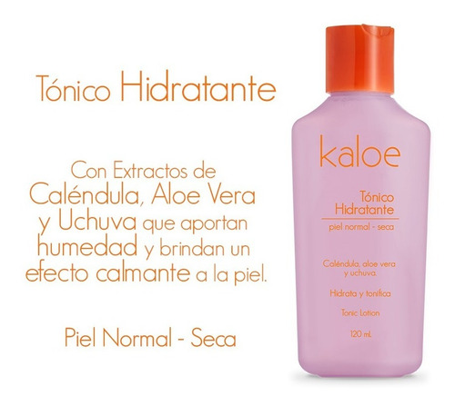 Imagen 2 de 4 de Tónico Hidratante Facial Kaloe