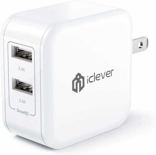 Iclever Usb Cargador De Pared, Boostcube Cargador De Doble P