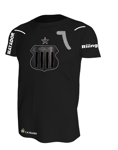 Remera Talleres De Córdoba (negra) 100% Algodón Premium