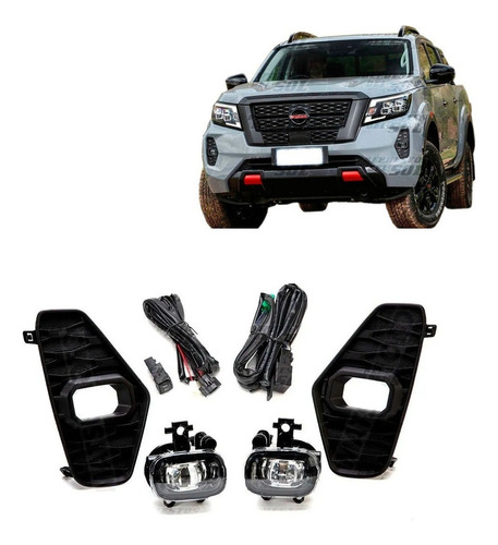 Kit Neblineros Nissan New Navara Np300 2021 En Adelante -led