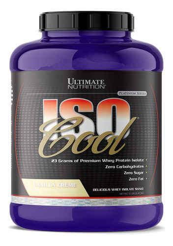 Iso Cool 5 Lb - Ultimate Nutrition Sabor Vanilla Creme