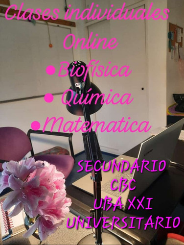 Profesora Clases Cbc Uba Xxi Biofisica Quimica Matematica