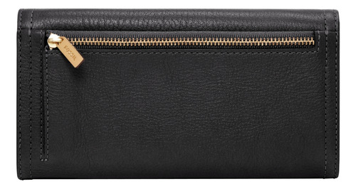 Cartera Para Mujer Sl7833001 Emma De Piel Negro Fossil