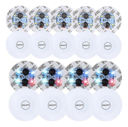 Jj 20 Pegatinas Para Botellas, Luces Led, Portavasos, Luces