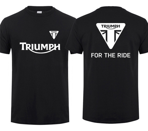 Camiseta Con Motivo De La Moto Británica Triumph