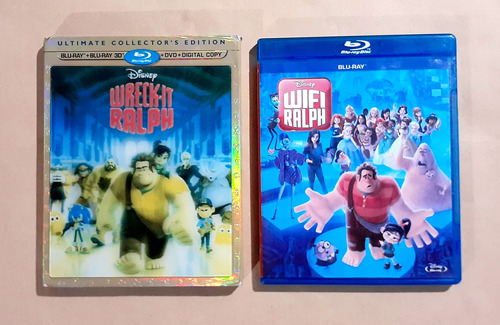 Ralph El Demoledor + Wifi Ralph - Blu-ray 3d + 2d Original