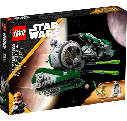 Lego Construye Caza Estelar Yoda Star Wars 253pcs Febo 