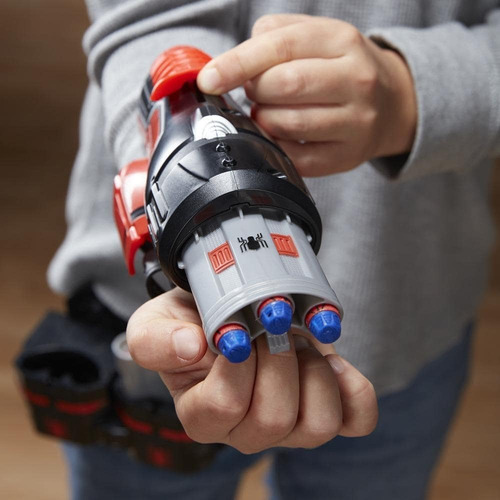 Spiderman Nerf Lanzador De Recarga Rapida Hasbro B9702 Edu