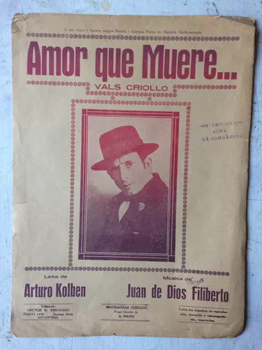 Amor Que Muere (vals Criollo)