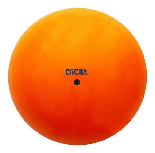 Bola Lisa 300g 16cm Ginástica Rítmica Dicat Sports Cor Laranja