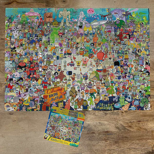 Rompecabeza 3k Aquarius Spongebob Squarepants Puzzle puzzle