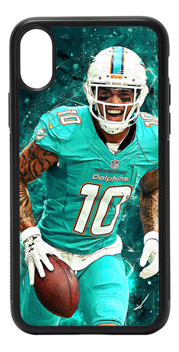 Funda Para Motorola Varios Modelos Bumper Delfines Nfl