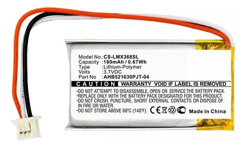 Bateria Para Mouse Cs-lmx368sl G Pro, G304, G502, G703