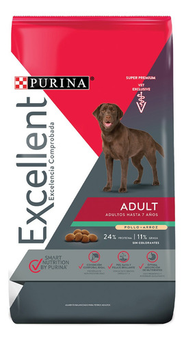 Purina Excellent Perro Adulto Raza Mediana Y Grande 20kg Ms