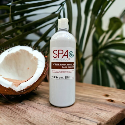 Aceite Para Masaje 1lt Coco Tostado