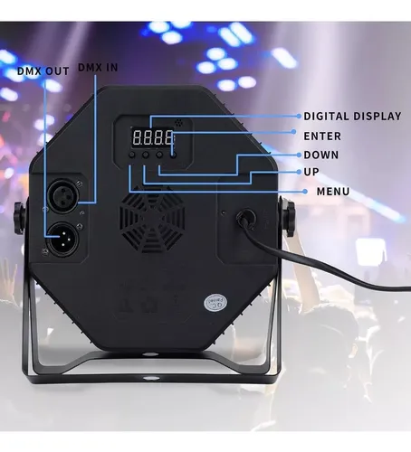 Luces Eventos Escenario Dj Proyector Rgb Control 36 Leds