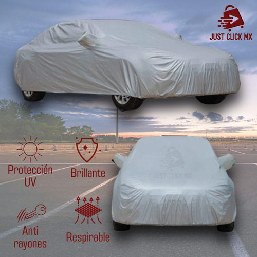 Cubierta Funda Protector Impermeable Para Coche Y Camioneta Color Gris