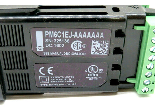 Controlador Digital De Temperatura Watlow Mod M6c1ej-aaaaaaa