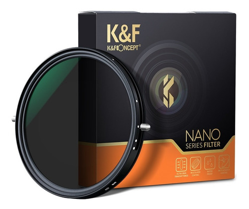 Filtro Densidad Neutra Nd2-32 + Cpl Polarizado 62mm K&f Pro