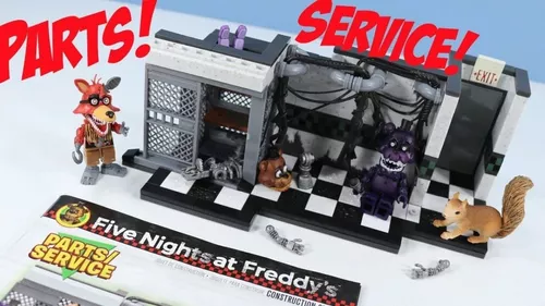 FNAF McFarlane” Freddy Fazbear Parts & Service Mini Construction