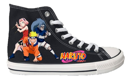 Zapatilla De Lona Con Caña Naruto