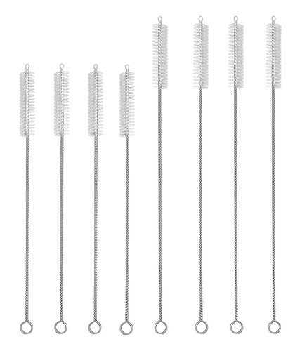 Juego De 8 Cepillos Para Limpieza De Paja, Cepillo De Paja