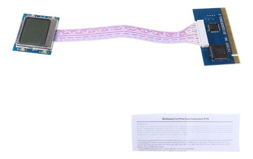 Pci Motherboard Diagnostic Tester Analizador Lcd Post Prueba