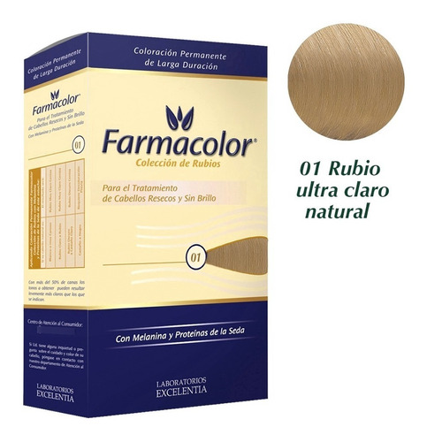 Farmacolor Kit Rub Ult Cl Nat N° 01 X 1 Estuche. De Fábrica.