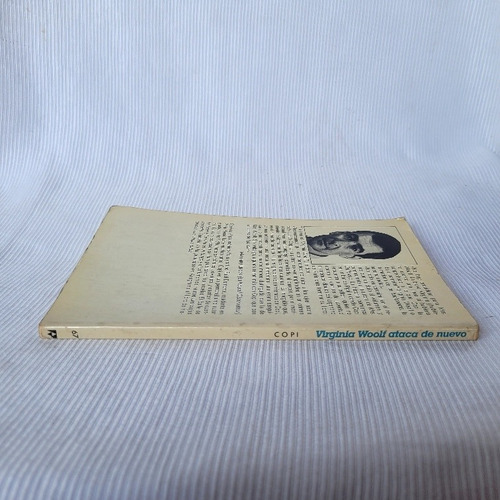 Imagen 3 de 9 de Virginia Woolf Ataca De Nuevo Copi 1° Ed Anagrama C/dibujo