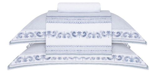 Jogo De Cama King Buddemeyer Mykonos Estampado 4 Peças