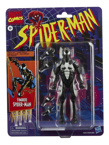 Imagen 3 de 4 de Figura de acción Marvel Hombre Araña Symbiote F3697 de Hasbro Legends Series