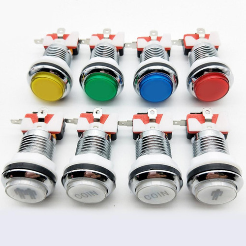 2 Jugadores Arcade Botones Y Joystick Codificadores Usb