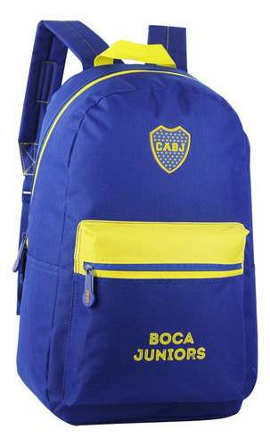 Mochila Escolar Boca Juniors 17  Original Importada Oficial