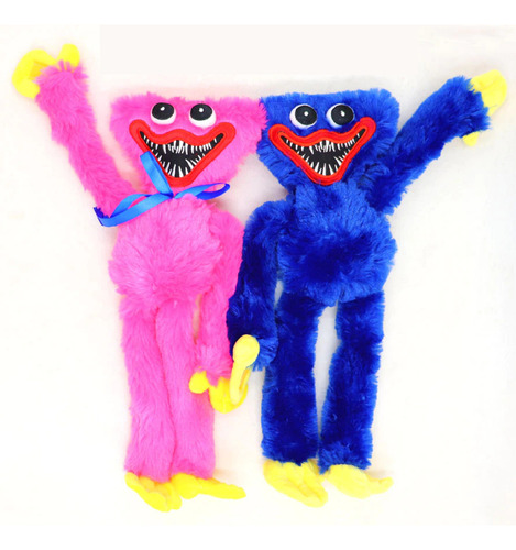 Poppy Playtime Huggy Wuggy Peluche Felpa Suave Azul 40cm