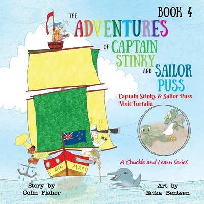 Libro Captain Stinky And Sailor Puss Visit Turtalia - Fis...