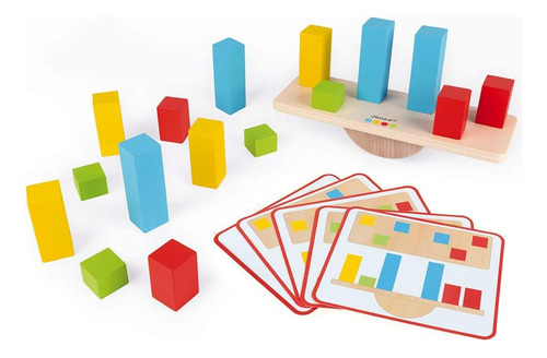 Juego De Equilibrio De Pesas Janod Essentials - Báscula Magn