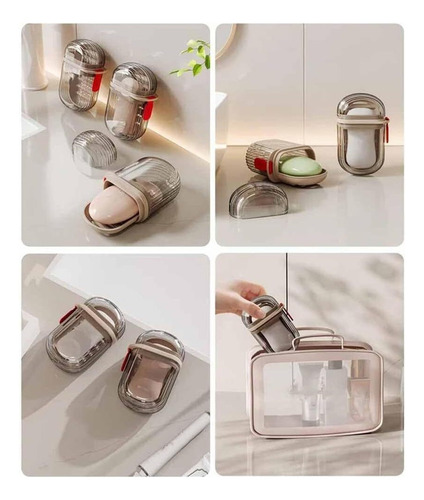 L Funda De Jabón De Viaje, Soporte De Jabón Portátil