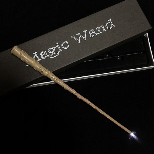 Varita Hermione Con Luz Led Lumos Harry Potter