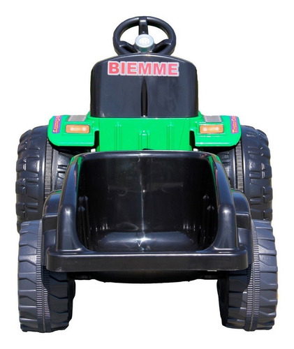 Imagen 2 de 3 de Tractor a batería para niños Biemme Country color verde 220V