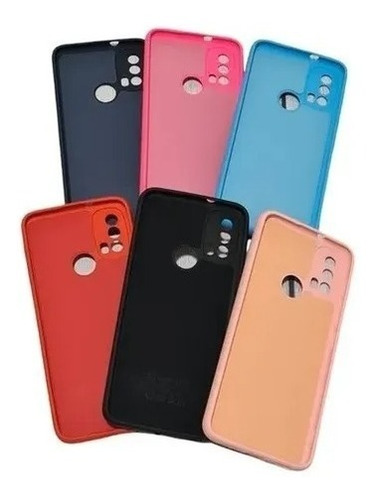 Funda Silicone Case + Film Hidrogel Para Motorola E20 E40