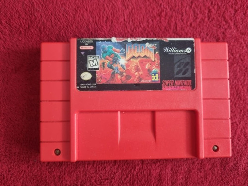 Doom Cartucho Original Súper Nintendo Snes 