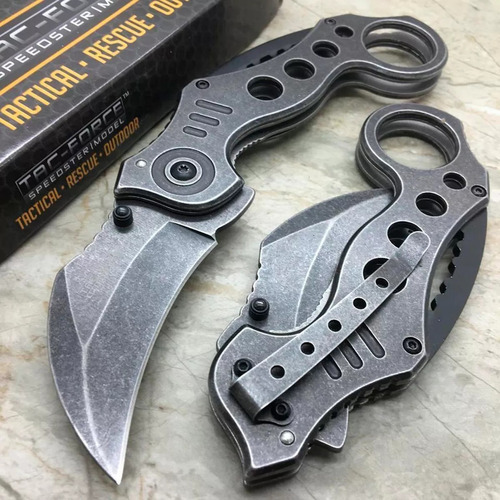 Navaja Tac Force Karambit Claw Stonewashed Tf-578sw